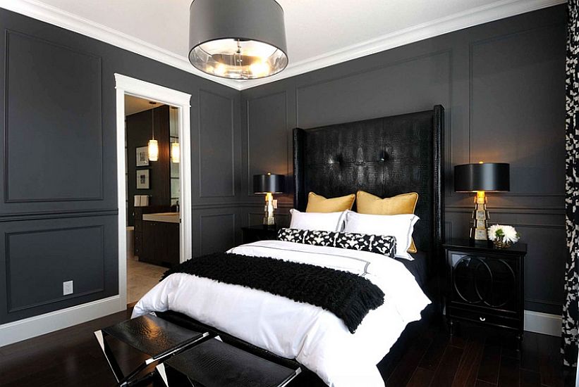 dark themed homes: 10 black & white home interior ideas