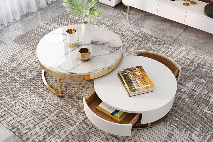 Coffee Table Set in Storage Space