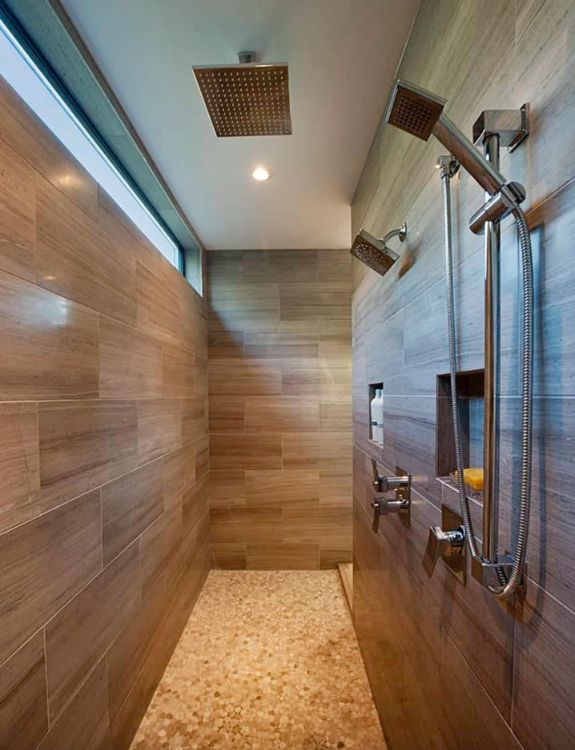 doorless walk-in-shower ideas